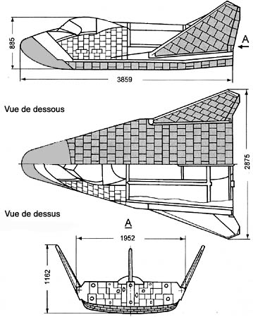 BOR-4, BOR-5, BOR-1, BOR-2, BOR-3, maquette, avion orbital sans pilote, russe soviétique, URSS