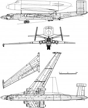 VMT-Atlant, Myasishchev, 3M, Bison, soviet bomber, carrier plane